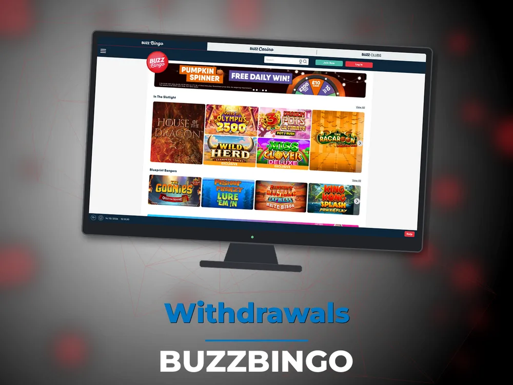 Buzzbingo - Withdrawals