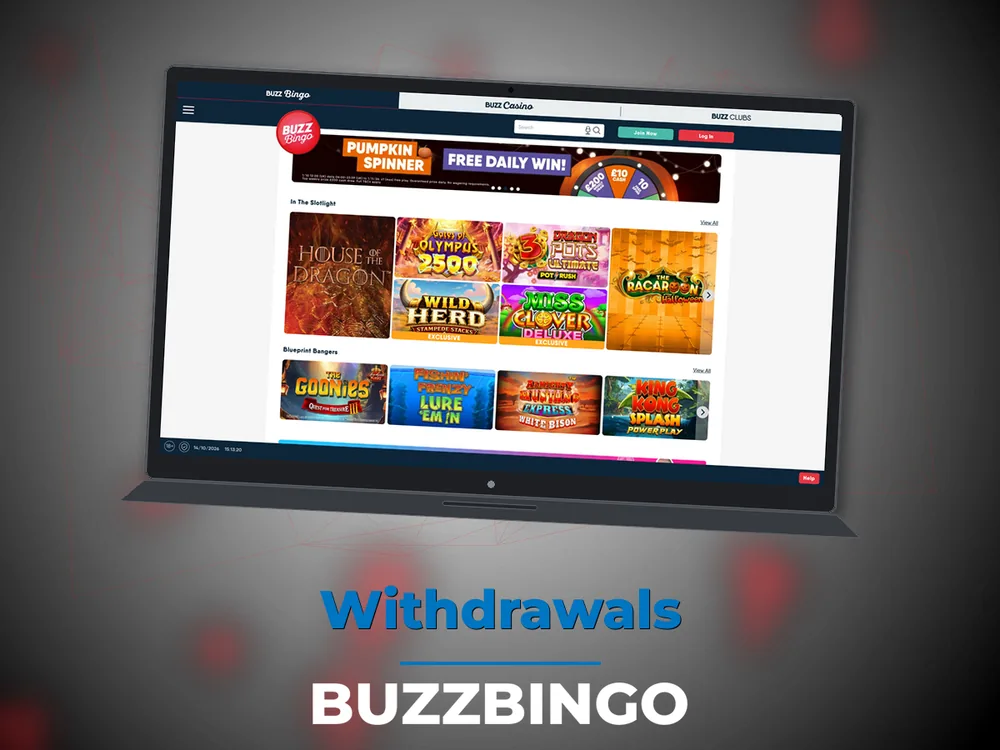 Buzzbingo - Withdrawals