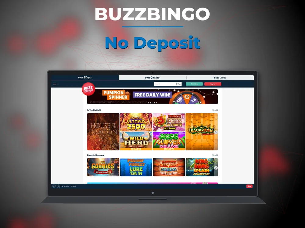 Buzzbingo - No Deposit