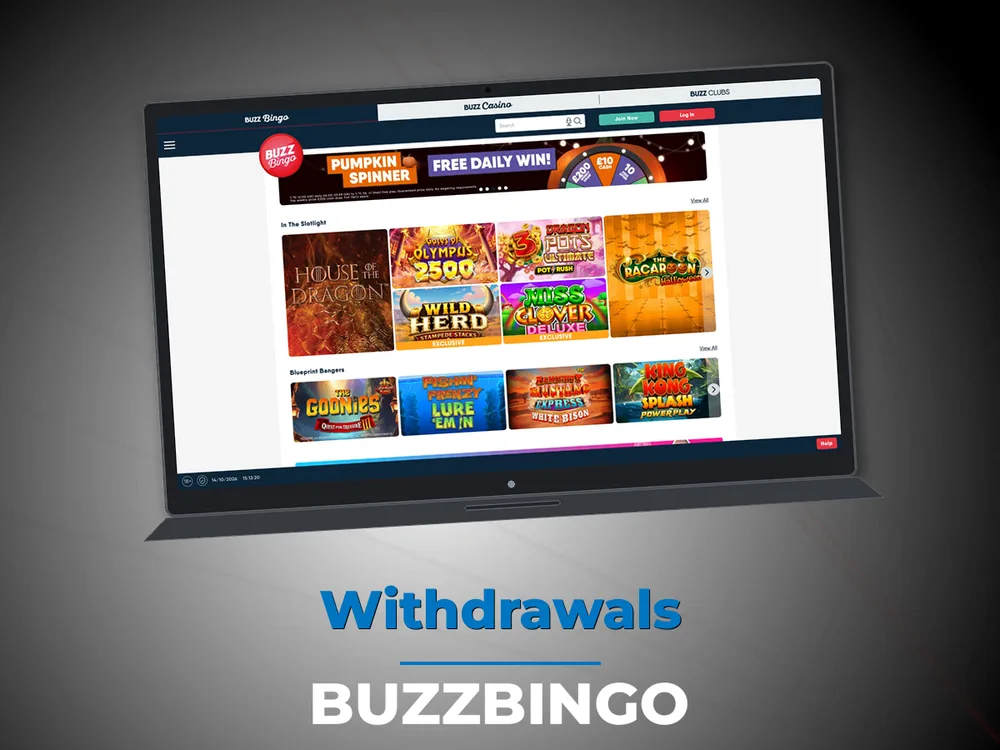 Buzzbingo - Withdrawals